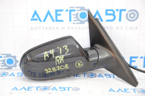Right side mirror complete Audi A4 B8 08-16 12 pins, memory, turn signal, black