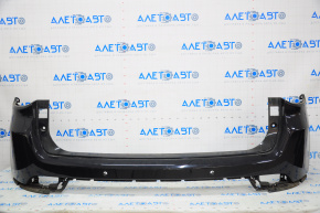 Bare rear bumper upper part Jeep Compass 17-21 for parking sensors, graphite