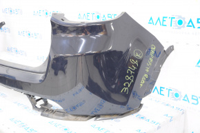 Bare rear bumper upper part Jeep Compass 17-21 for parking sensors, graphite
