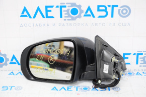 Left side mirror complete Jeep Compass 17-24 4+5 pins, BSM, turn signal, heated, graphite