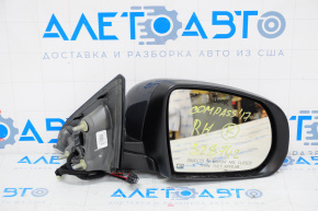 Right side mirror complete Jeep Compass 17-24 4+5 pins, BSM, turn signal, heated, graphite