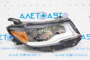 Headlight front right complete Jeep Compass 17-21 xenon+led, without fastening