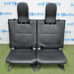 Rear row of seats 3 row Mitsubishi Outlander 14-18 leather black