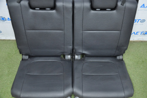 Rear row of seats 3 row Mitsubishi Outlander 14-18 leather black