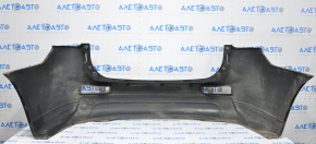 Rear bumper bare Mitsubishi Outlander 14-15 Dores black, dented, torn, painted