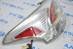 Light outer wing left Mitsubishi Outlander 14-15 usa prerest, cracks in glass