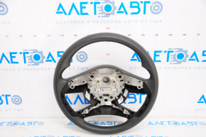 Naked steering wheel Hyundai Sonata 20-22 black rubber, without buttons and pads