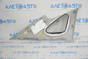 Rear pillar trim right Hyundai Sonata 20-22 gray, plastic turned white