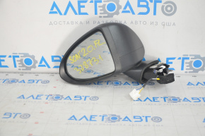 Left side mirror complete Hyundai Sonata 20-23 3 pins, black, dents