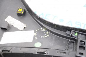 Left threshold Hyundai Sonata 20-22 complete, black, broken fasteners