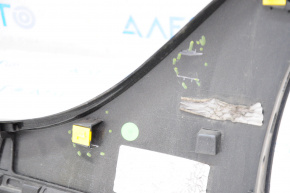 Right threshold Hyundai Sonata 20-22 complete, black, broken fasteners