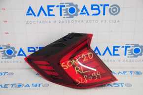 Light outer wing left Hyundai Sonata 20-22 halogen