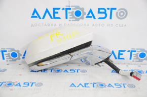 Side mirror right complete Lincoln MKZ 13-16 14 pins, BSM, auto dimming, turn signal, white