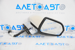 Side mirror right complete Lincoln MKZ 13-16 14 pins, BSM, auto dimming, turn signal, white