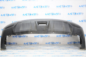 Rear bumper bare Nissan Rogue 14-16 blue, scratches