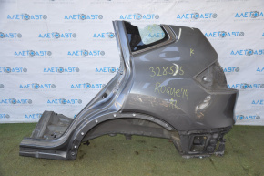 Quarter wing rear left Nissan Rogue 14-20 graphite