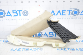 Rear window trim left Audi A4 B8 13-16 rest sedan, beige with black, for dry cleaning