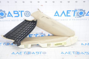 Rear window trim right Audi A4 B8 13-16 rest sedan, beige with black, for dry cleaning