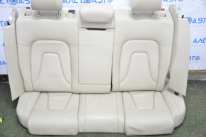 Rear row of seats 2nd row Audi A4 B8 13-16 beige leather, split back