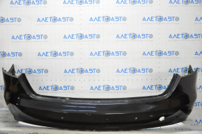 Bare rear bumper Audi A4 B8 13-16 rest for parking sensors black LZ9Y, broken fastener
