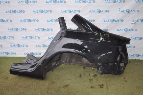 Quarter wing rear left Audi A4 B8 08-16 sedan, black, butt
