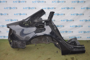 Quarter wing rear right Audi A4 B8 08-16 sedan, black, putty