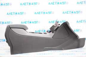 Central console armrest and cup holders Ford Escape MK3 13-16 black, scratch