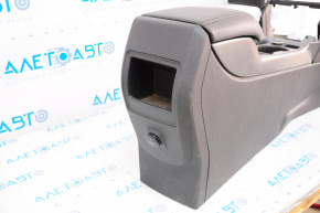 Central console armrest and cup holders Ford Escape MK3 13-16 black, scratch