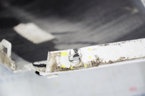 Rear bare bumper left Ford Escape MK3 13-16 pre-rest white YZ, fastening defect