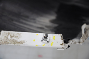 Rear bumper bare right Ford Escape MK3 13-16 prerest white YZ, defect fastening