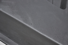Door trim card rear right GMC Terrain 10-17 black with black insert leather, armrest rubber, scratches, worn