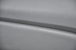Door trim card front right GMC Terrain 12-17 black with black insert leather, armrest leather, red stitching, Pioneer, scratches, worn
