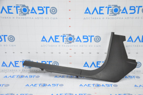 Front pillar trim lower left GMC Terrain 10-17 with threshold trim, black, scratches