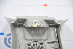 Center pillar trim upper belt right GMC Terrain 10-17 gray, broken fastener, scratches