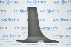 Center pillar trim lower left GMC Terrain 10-17 black, scratches, worn
