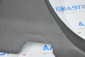 Center pillar trim lower left GMC Terrain 10-17 black, scratches, worn