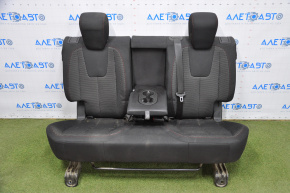 Rear row of seats 2nd row GMC Terrain 14-15 cloth black, red stitching, scratch, for cleaning