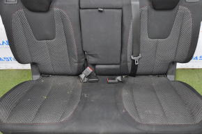 Rear row of seats 2nd row GMC Terrain 14-15 cloth black, red stitching, scratch, for cleaning