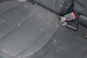 Rear row of seats 2nd row GMC Terrain 14-15 cloth black, red stitching, scratch, for cleaning