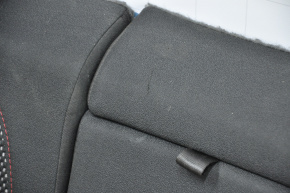 Rear row of seats 2nd row GMC Terrain 14-15 cloth black, red stitching, scratch, for cleaning