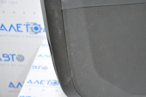 Console center armrest and cup holders GMC Terrain 10-14 leather black, scratches, wear