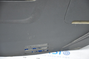 Console center armrest and cup holders GMC Terrain 10-14 leather black, scratches, wear