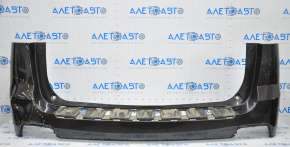 Bare rear bumper GMC Terrain 10-15 pre-rest without parking sensors graphite, broken mount, dented