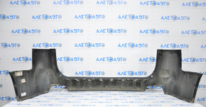 Bare rear bumper GMC Terrain 10-15 pre-rest without parking sensors graphite, broken mount, dented