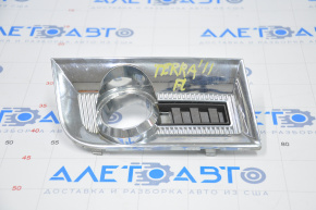 Left fog light frame GMC Terrain 10-15 prerest