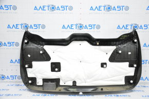 Lower tailgate trim GMC Terrain 10-17 black, broken fastener, scratches, dent, scuffed