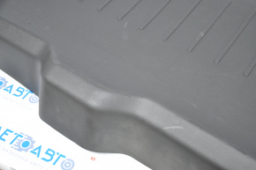 Lower tailgate trim GMC Terrain 10-17 black, broken fastener, scratches, dent, scuffed