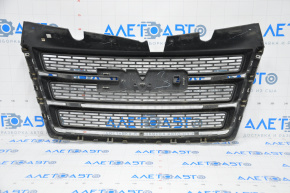 Radiator grill assembly GMC Terrain 10-15 prerest with emblem, chrome swelled