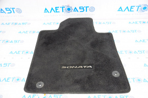 Carpet interior front left Hyundai Sonata 20-23 cloth black