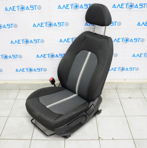 Driver's seat Hyundai Sonata 20-22 without airbag, mechanical, cloth black with gray